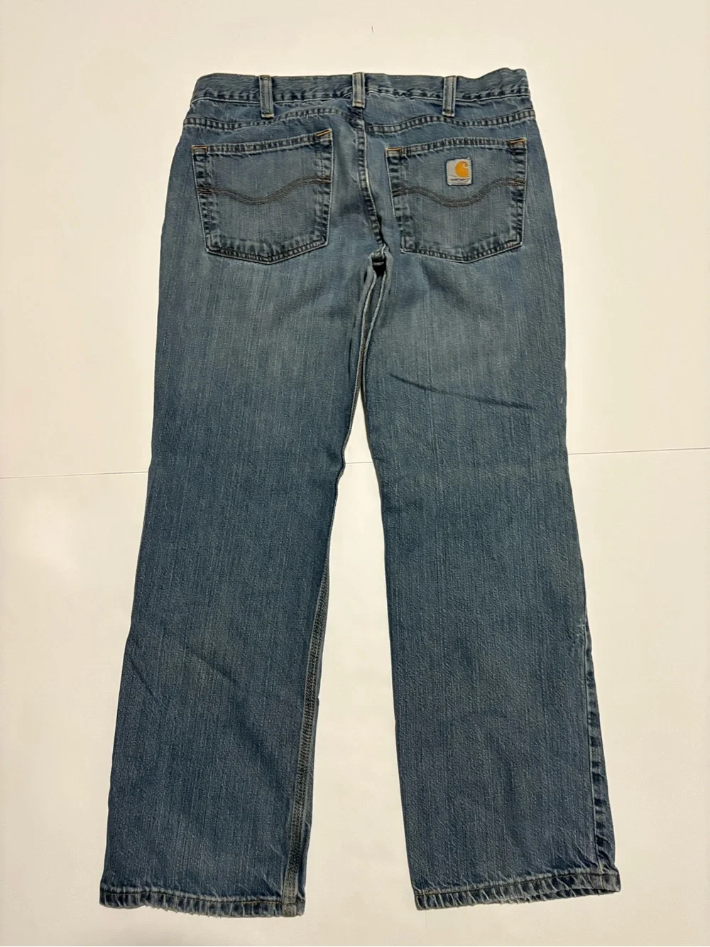 Carhartt Relaxed Straight Blue Denim Jeans Men’s Size 34x30